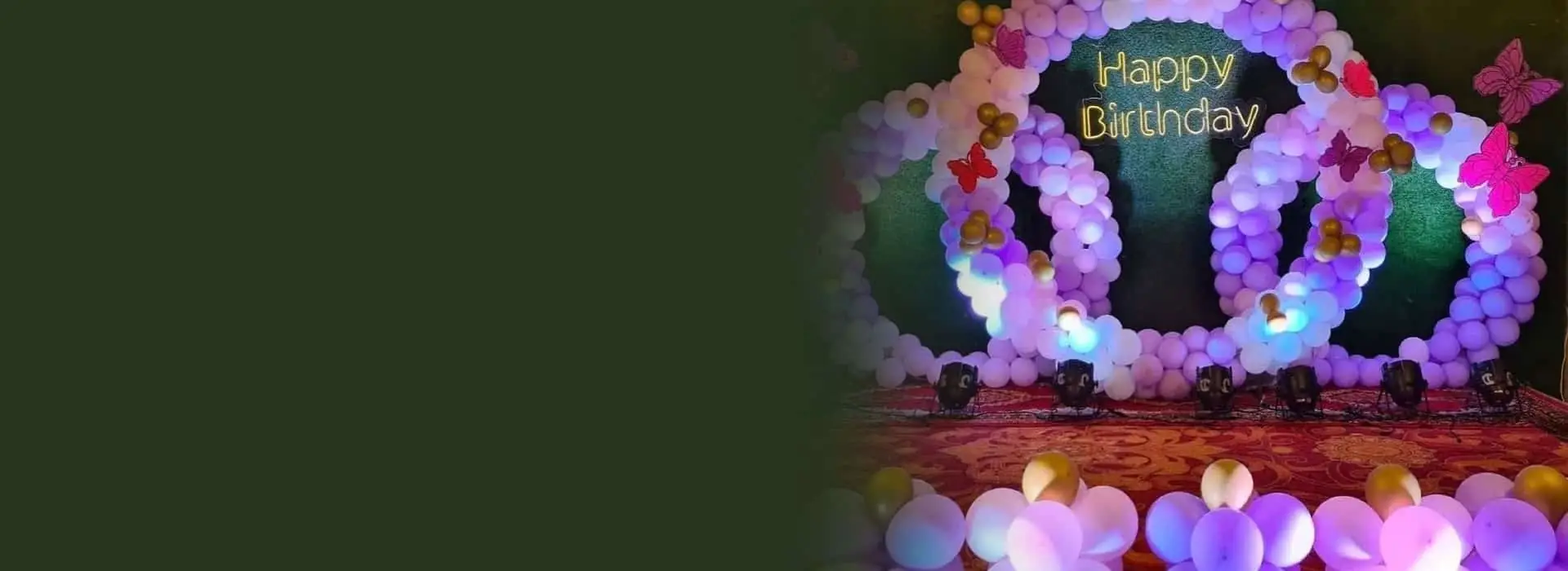 Add a festive touch to your special occasion with colorful balloon decorations!